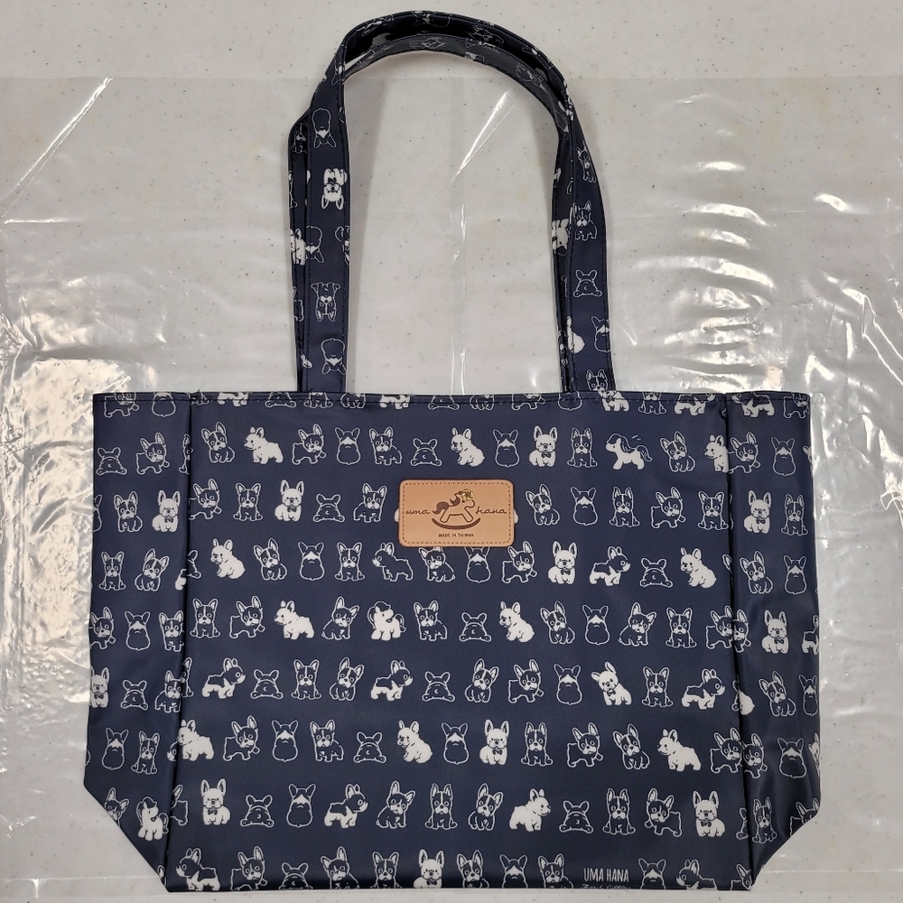 Waterproof Frenchie Medium Tote Shoulder Handbag - Picture 7 of 13